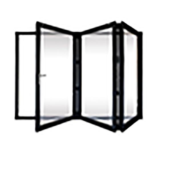 Buy cheap Residential Project Must-Have Aluminum Bi-Fold Doors With Triplex Glass Upgrade Option from wholesalers