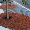 Buy cheap Outdoor Corten Steel Tree Grating Street Metal Tree Protection Grate Tree Grills from wholesalers