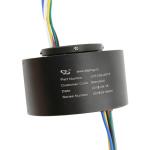 Diameter 38.1mm Rotary Joint Slip Ring 6 Circuit 15A 240VAC