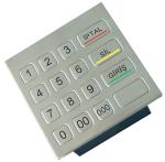 Water resistant ruggized industrial 304 stainless steel numeric keypad 4 x 4