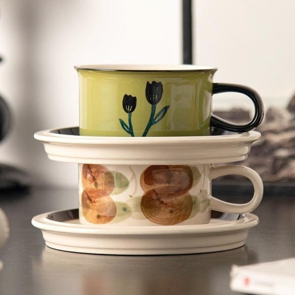 Buy cheap Europe Design Style Ceramic Saucer And Cup Set Creative Novelty Coffee Mug With Saucer from wholesalers