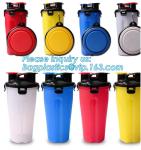2 in 1 Portable Dog Food Cup for Travel Dog Water Bottle with Bowl pet joyshaker