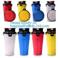 Buy cheap 2 in 1 Portable Dog Food Cup for Travel Dog Water Bottle with Bowl pet joyshaker water bottle cap dog water bottle, pac product