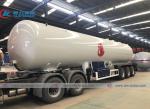 LPG Semi Trailer Liquid Propane Transportation Tanker Delivery Trailer 59.52m3