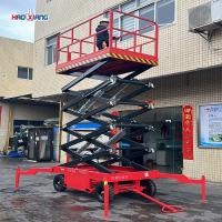 Buy cheap Red Electric Scissor Lift Table 1500Lbs With 6000mm Max Lifting Height product
