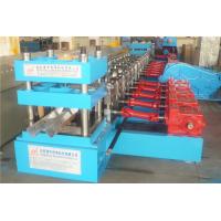 Buy cheap Gear Box Driven GuardRail Roll Forming Machine , Metal Deck Roll Forming Machine product