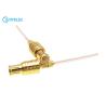 Buy cheap Golden Plated Mcx Male Plug Straight Connector Antenna With Rg174 Pigtail Cable from wholesalers