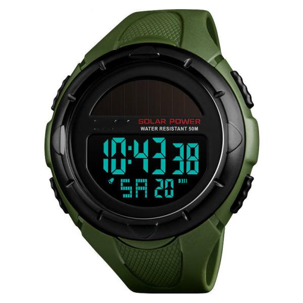 Buy cheap solar powered digital watch 1405 Solar Power digital sports watch hot sale tactical Waterproof outdoor sport watches from wholesalers
