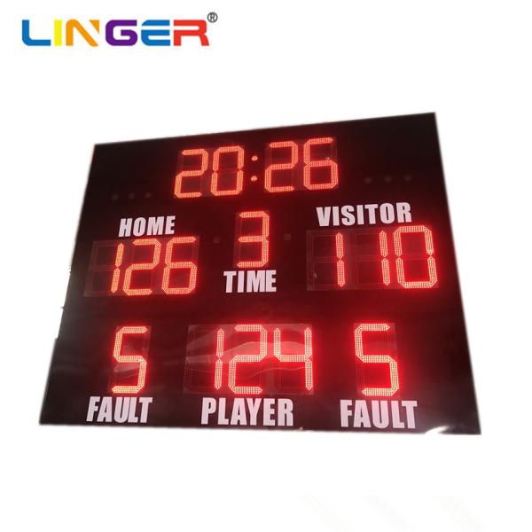 Buy cheap 300mm Digit Height Led Basketball Scoreboard 2500mm X 3000mm from wholesalers