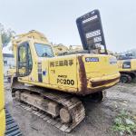 3859 Working Hours Used Komatsu PC200-6 Excavator 20 Ton for Engineering