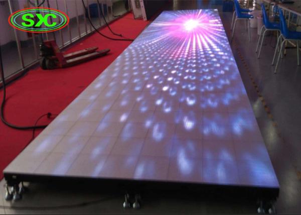 Buy cheap Anti-collision Indoor P6.25 Led Dance Floor for Bar / KTV / Prom support more than 500kg from wholesalers