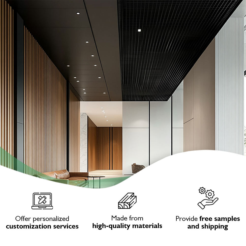 Glossy WPC Timber Tubes For Indoor House Decoration In Customized Color