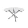Buy cheap Special Design Stainless Steel Glass Table , Stainless Steel Dining Table CE Approved from wholesalers