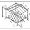 Buy cheap Silver Aluminum Stage Truss Outdoor Performance Equipment TUV from wholesalers
