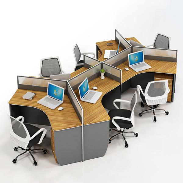 Buy cheap Commercial Office Cubicle Furniture Simple Wooden Desk with ISO9001/ISO14001 Certificate from wholesalers