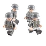 Children gifts WW2 military mini figures German ranker eight officers soldiers