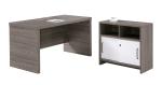 Panel Wood Style Melamine Office Furniture / Small Office Table
