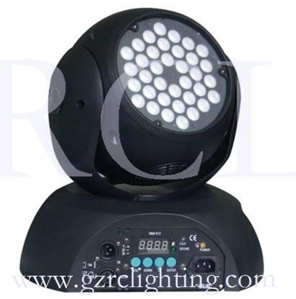Buy cheap Rainbow system 36pcs 3Watt RGB LED Wash Moving Head Lights RC-LM3603 from wholesalers