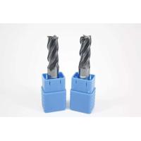 Buy cheap AlTiN Coating 10mm HRC45 4Flute Flat Solid Carbide End Mill Cutter product