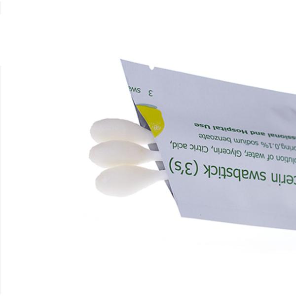 Buy cheap medical disposable Lemon Glycerine swabstick from wholesalers