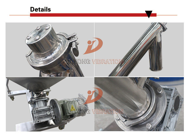 Convenient Operation Powder Granule Loading Flexible Screw Conveyor With 7m Length