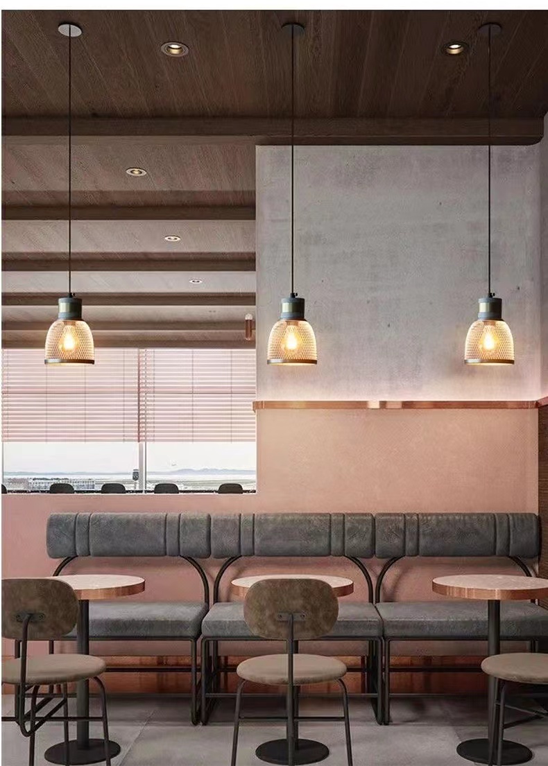 Industrial Pendant Lights Interior Iron Lampshade Bar Table living room Cement Pendant Lights(WH-VP-181)