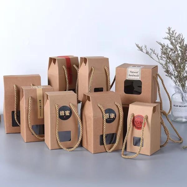 Buy cheap Modern Cowhide Corrugated Packaging Box Honey Fruit Box Customized Logo from wholesalers