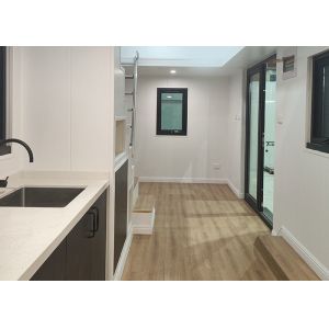 Buy cheap Wheeled Light Steel Prefab Tiny House from wholesalers