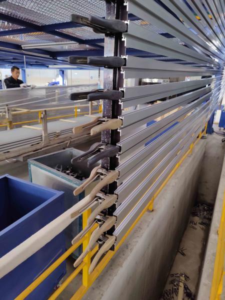 Electrophoresis Horizontal Curing Anodizing Production Line For Aluminum