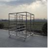 Buy cheap 600*800mm Stainless Steel Bakery Tray Trolley For Baking Bread Cake In Ovens from wholesalers