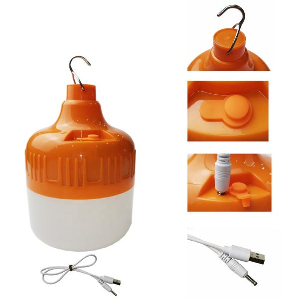 Buy cheap Automatic Charging Emergency LED Bulb 100W DC 5V 100lm/W 270 Degree from wholesalers
