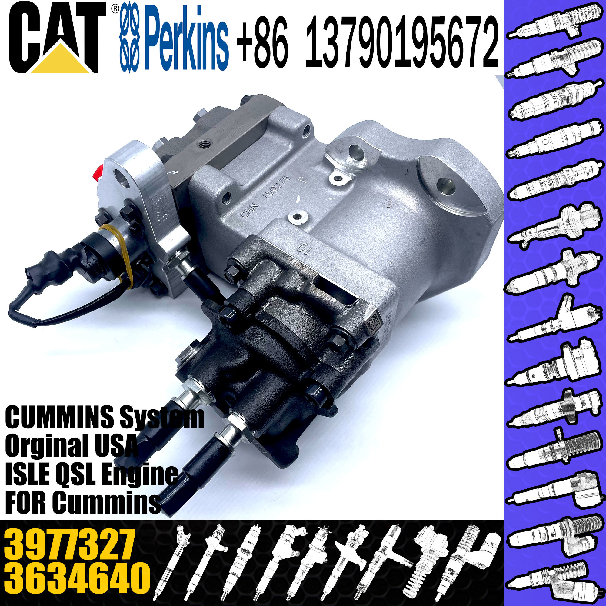 Cummins Diesel ISLE Engine Fuel Injection Pump 4902731 2872930 3977327