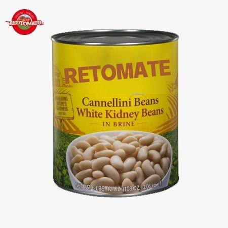 Buy cheap ISO White Kidney Beans Canned , 3000g Delicious Kidney Beans In Brine from wholesalers