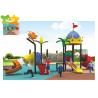 Buy cheap Outdoor Playground Equipment Kids Outdoor Plastic Slide With Climbing Net from wholesalers