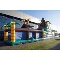 Buy cheap Custom Made Inflatable Jungle Obstacle Course Flame Retardant product