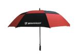 Buy cheap Black Red Double Canopy Windproof Golf Umbrellas Wind Resistant Grip Plastic from wholesalers