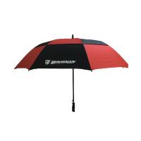 Buy cheap Black Red Double Canopy Windproof Golf Umbrellas Wind Resistant Grip Plastic product