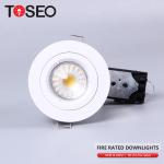 European Fire Protection LED Down Light 35W For Hotel Recessed Spotlight