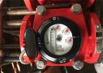Buy cheap Flange Port 4 Inch Remote Water Meter , Grey Iron Housing Hot Water Meter from wholesalers