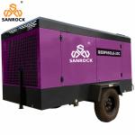 CE 20bar Motor Power 191KW Portable Diesel Engine Rotary Screw Air Compressor