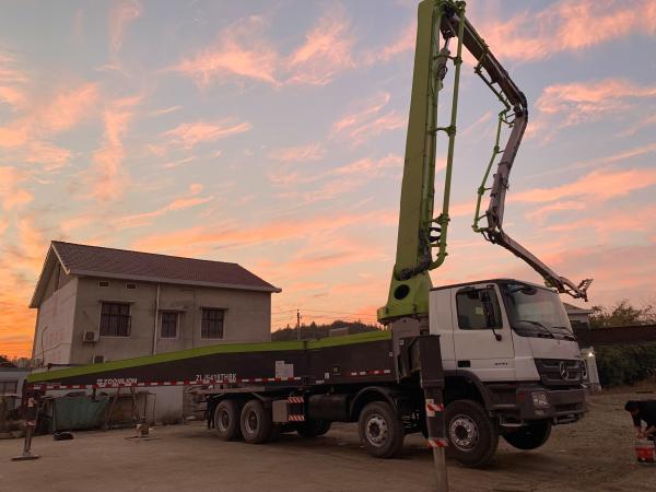 Buy cheap Zoomlion 60 Meter ACTROS 4141 Used Concrete Pump Truck For Transportation from wholesalers