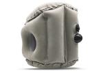 Black Inflatable Foot Rest Travel Pillow Moon Cushion Back Lumbar Support