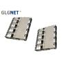 Buy cheap EMI Protection SFP28 Cage Copper Alloy Metal Shell Press Fit Mounting Work from wholesalers