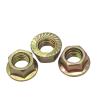 Buy cheap Polished Finish Flange Nut DIN6923 with Gasket Serrated Nut Anti Slip White Colored Zinc from wholesalers