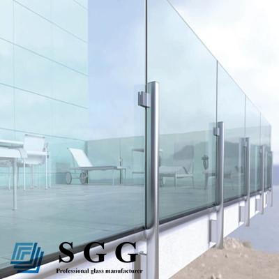 Buy cheap frameless glass balcony (4mm,5mm,6mm,8mm,10mm,12mm,15mm,19mm) from wholesalers