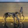 Buy cheap Outdoor Art Statue Polish Garden Stainless Steel Horse Animal Sculptures from wholesalers