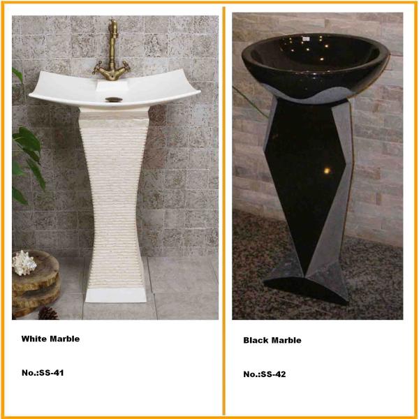 Buy cheap Stone Basin Sink with Pedestal from wholesalers
