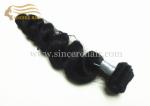 18" Deep Wave Hair Extensions Wefts for sale - 18" DW Natural Black Remy Human