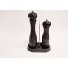 Buy cheap Manual Sustainable Wood Black Wooden Salt And Pepper Grinder Set from wholesalers