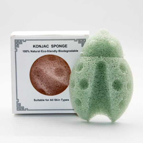 Buy cheap Facial Cleanser 100% Natural Green Tea Konjac Sponge for Facial Cleansing from wholesalers
